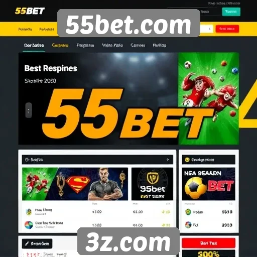 Experiência do usuário no site 55bet.com